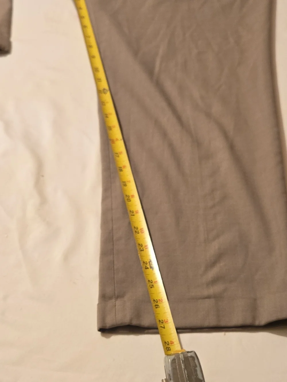 Hagger Men's Dress Pants in Taupe Size 36x29